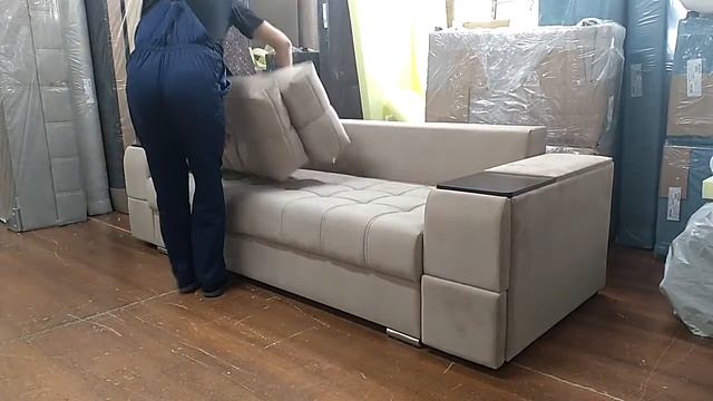 Выбрать и купить прямой диван со столиком "Риф" в магазине мягкой мебели ВсяМебель, Пенза. смотреть онлайн