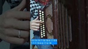МАТЬ СЕДАЯ разбор на гармони ЦИФРАМИ Часть 1-я #кариммуратов #баянпобратски