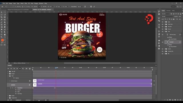 How to Make motion graphics in adobe photoshop