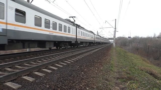 Электропоезд ЭП2Д-0072 "ЦППК" (ТЧ-17) пригородный поезд №6366/6365 Силикатная - Румянцево. смотреть онлайн