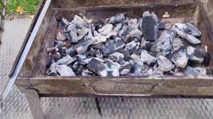 Сало на мангале