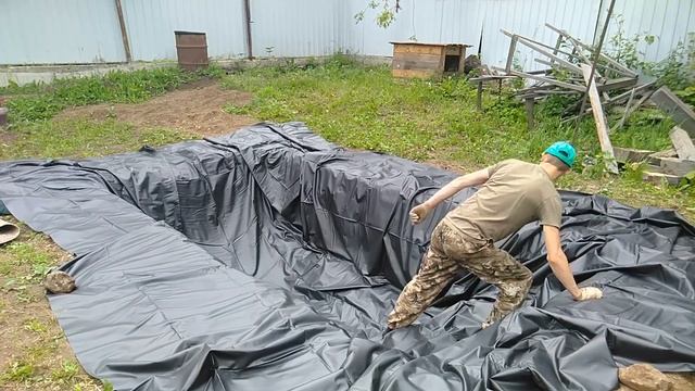 Пруд своими руками.Как сделать пруд.Как сделать пруд своими руками.[Часть 1]