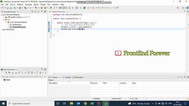 Classes And Objects In Java Spring Boot Tamil | Spring Boot Tutorial In Tamil | смотреть онлайн