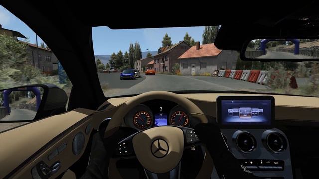 Hamann Mercedes C63 AMG S & Nissan GTR MY17 on Mountain Roads / Assetto смотреть онлайн