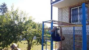 5 упражнений workout на турнике для детей