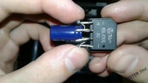 МОЩНЫЙ ГЕНЕРАТОР  из старого  факса ! тест динамо мотор 24 вольт Panasonic kx-fl423