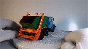 КО 450 (ЗИЛ 4333)?️SSM?️Конверсия масштабной модели контейнерного мусоровоза 1:43