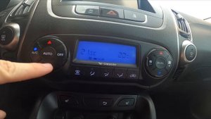How to Change Airflow Temperature in Hyundai ix35 ( 2010 – 2015 )
