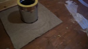 Вывод дымохода через стену. Установка проходного узла. Vozle-kamina.ru