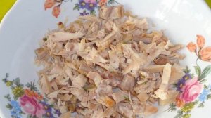 Оладьи из отварной курицы