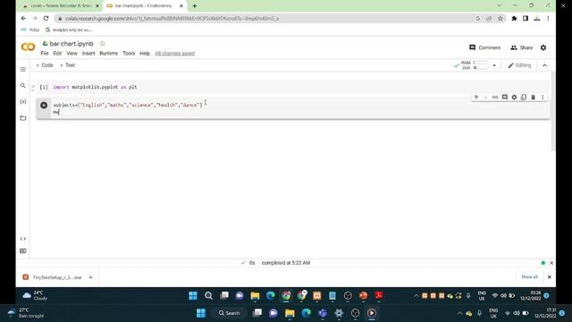 Graph making using Python Matplot library | English | Nixsala Nadesan |