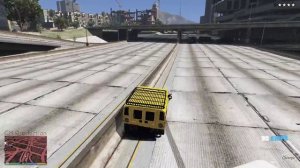 GTA 5 Hummer H1 на жёлтом и мощном хамере не смог уйти от погони в гта 5,