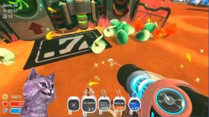 ФЕРМА СЛИЗНЕЙ #17  КОШКА ЛАНА ИГРАЕТ НЕ ТОЛЬКО В РОБЛОКС slime rancher вернулась в слайм ренчер