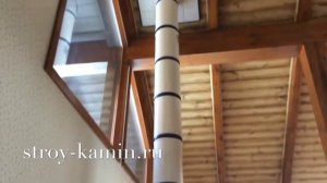 Печь-камин Сконе-мини в гостиной загородного дома