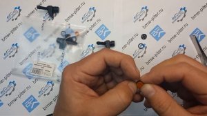 Ремкомплект для вакуумного насоса BMW N20, как собрать штуцер клапан вакуумного насоса BMW N20.