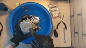 Honda Shadow VT750 (2008) разбираем карбюратор