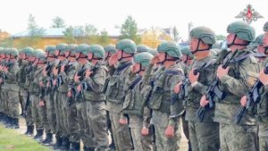Парад, посвященный 85-летию победы советско-монгольских войск на реке Халхин Гол