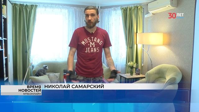 В здоровом теле здоровый дух: волгоградец Николай Самарский обустроил домашний спортзал