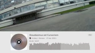 Gaudeamus ad Cursoriam