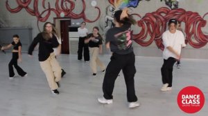 Hip-Hop Choreography in Dance Class Studio