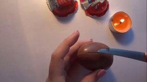 Как положить свой подарок в киндер сюрприз / мастер класс