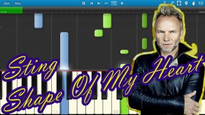 Sting - Shape Of My Heart [Piano Tutorial] Synthesia