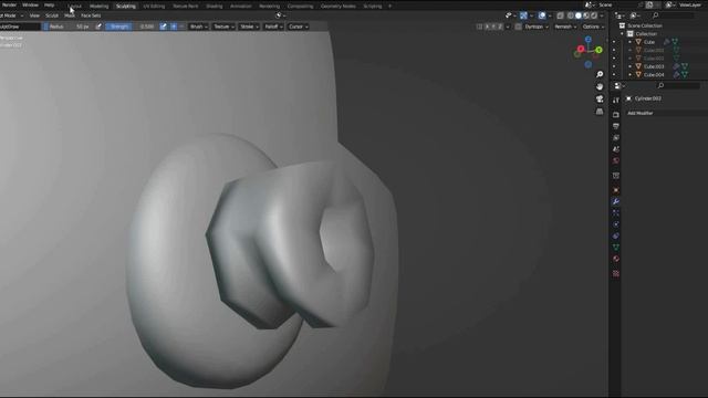 Как уменьшить количество полигонов в Blender смотреть онлайн