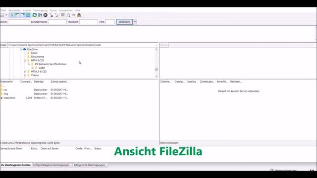 #9 Webseite veröffentlichen/ Webseite online stellen mit FTP-Client (FileZilla) смотреть онлайн