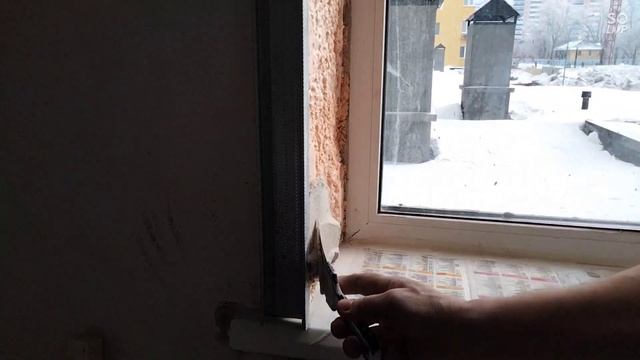 как сделать идеально ровную штукатурку откосов окон смотреть онлайн