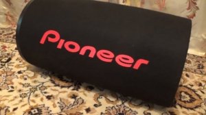Сабвуфер Pioneer TS-WX300TA. Сделал кабель другу к этому сабвуферу.