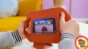 КРУТЫЕ ПОДЕЛКИ ИЗ КАРТОНА ДЛЯ РОДИТЕЛЕЙ || МАШИНА ДЛЯ РАЗДАЧИ КОНФЕТ! Умные идеи от 123 GO! GOLD