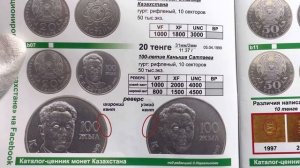 ВИДЕО #7 Казахстан 20 тенге, 1999.100 лет со дня рождения Каныша Сатпаева