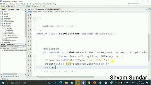 How to sum of two numbers in Servlet || Shyam Sundar смотреть онлайн