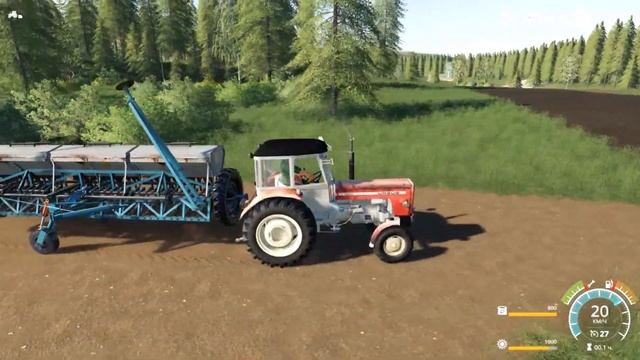 Farming Simulator 2019. Простаквашино. Трактор Урсус С355. ЧЕРВОНА ЗИРКА СЗТ-5.4 смотреть онлайн