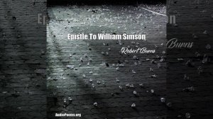 Epistle To William Simson (Robert Burns Poem)