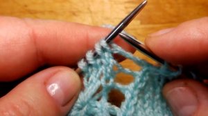 Ажур спицами   Листья клевера