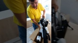 Велосипед куго v 1 распаковка.