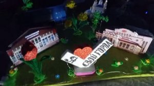 Поделка в детский сад.тема-день города.