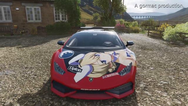 Forza Horizon 4 "Girls und Panzer" Darjeeling itasha car Lamborghini Huracan anime on Xbox One. 痛車 смотреть онлайн