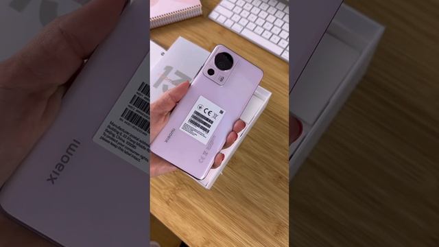 Xiaomi 13 Lite (Pink) unboxing