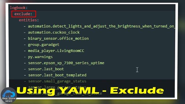 Home Assistant Logbook Tricks