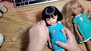 Как уложить челку кукле Паола Рейна