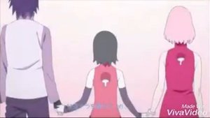 Сарада| Сакура| Саске|мамины глаза, папина улыбка♡♡♡