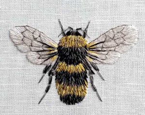 Заканчиваем крылья и вышиваем туловище, часть 4