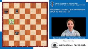 Мат или пат? Шахматы для начинающих 4+. Урок №12.