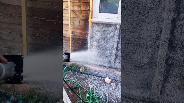 Влажное нанесение утеплителя «эковата» смотреть онлайн