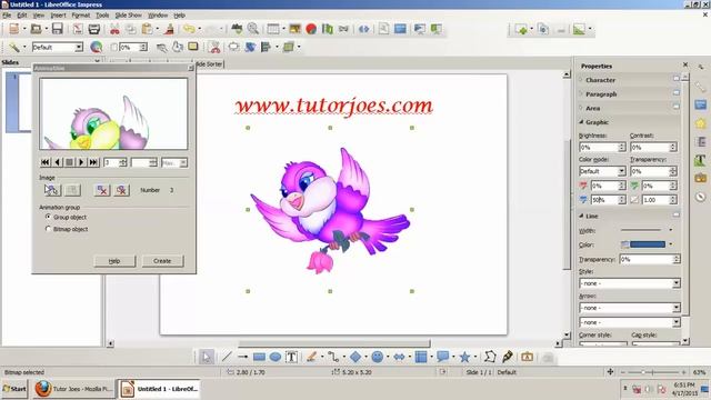 How To Create Animated Image in LibreOffice Impress Tamil смотреть онлайн
