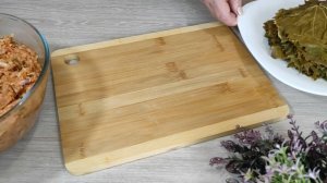 Вкусная Долма из свежих виноградных листьев