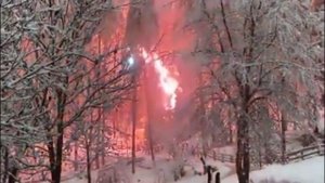 Обрыв высоковольтной линии!