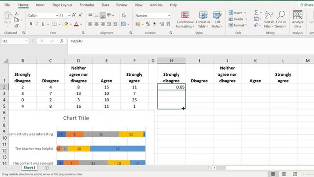 How To Graph Survey Results In Excel (With Percentages!) смотреть онлайн